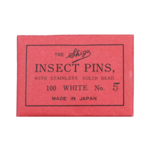 Shiga 표본용 전족핀 5호 100개입 표본바늘 유두핀