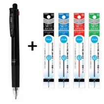 제브라 사라사 멀티 4색(0.5mm)&샤프 + 리필 SARASA MULTI 불투명 바디 J4SA11, SRS multi 4&1 블랙(BK) + 리필