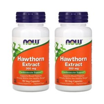 (2통)나우푸드 산사나무추출물 300mg 베지캡슐 90정