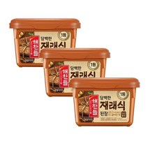 CJ 장 해찬들 재래식된장 (유통기한:2023-09-14) 된장찌개 집된장 500g 3개 1세트, 4세트