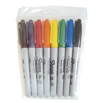 샤피 Fine Tip 마카 8색세트, 1세트, 8색