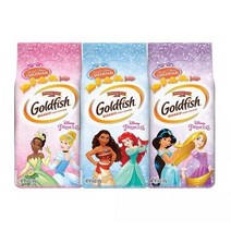 [미국직배송]페퍼리지팜 골드 피쉬 디즈니 프린세스 체다 크래커 187g(랜덤배송) Goldfish Crackers Featuring Disney Princess, 187g, 1개