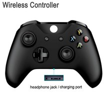 XBOX 360 콘솔게임 xbox one 게임 패드 콘솔 컴퓨터 pc 조이패드 게임용 무선유선 컨트롤러 x box one Slim x용 조이스틱 control 15, 헤드폰 잭 포함, 협력사