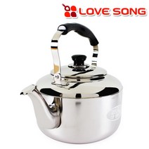 러브송 하모니카 휘슬삐삐 스텐주전자, 4L, 1개