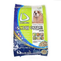 그린펫 도그맘 어덜트 3kg 성견용 사료 애견 사료