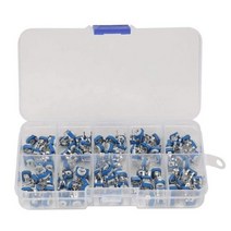 포카라 쇼핑몰 세트 포텐션메타10종 트리머 RM065 100pcs 가변저항 8WAB1E8C, 1개
