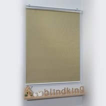 도담블라인드 크리스탈 암막 방염롤스크린 브라운 가로 195 cm