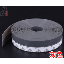 25mm 너비 도어 창 하단 자체 접착 실리콘 고무 씰 스트립 weatherstrip 바 도어 씰링 스트립 창 씰링 테이프, 회색, 3M