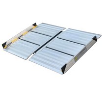 계단 휠체어 장애인 휴대용 문턱 경사 접이식 이동식, 길이 56x너비75cm