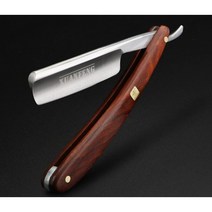 바버샵 클래식 면도기 일자 수동 일본 수입 레트로 남성 이발소 예리한 면도날 독일 탄소강, 백단 면도기