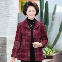 여자 봄가을 더블버튼 트렌치코트 재킷 캐주얼 미시 자켓 바바리 코트 인박카001