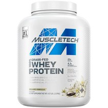 머슬테크 그래스 페드 웨이 프로틴 디럭스 바닐라, 1개, 2.07kg