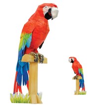 해피페이퍼 금강앵무 앵무새 종이 입체모형 종이접기, 1세트, 혼합색상