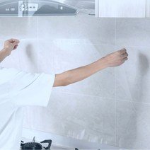 주방 투명 시트지 60x90 오염 기름때방지 붙이는 셀프 접착식 방수 방염