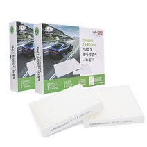 맑은필터 1+1 PM0.5 초미세먼지 나노 차량용 자동차에어컨필터, 084N0.5(2개)-스포티지더볼드18.7~21.6