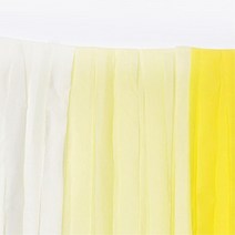 옐로우 파티스트리머 22m 롤 3종 100일셀프촬영 칠순 웨딩샤워 포토존 텐트