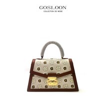 일당백집사 커튼콜 삼남매가용감하게 치얼업 가방 GOSLOON-꽃잎 가죽 지갑 오리지널 스타일 패션 럭셔리 핸드백 숄더 여성용