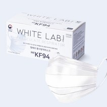 화이트랩 KF94 황사 방역 마스크 덴탈형 대형 50매, 50매입, 1개, 화이트