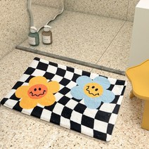 욕실 도어 매트 미끄럼방지 발매트 패드 카펫 카페트 러그 화장실 공부방 깔판, C