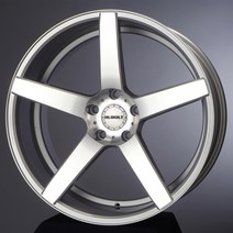22인치 휴볼트 CV3 (203) silver mirror polish 5홀 대만 (9J/10.5J +35) 4P가능
