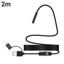 유연한 5.5mm 내시경 카메라 IP67 방수 마이크로 USB 검사 보어스코프 안드로이드 PC 노트북용 6LED 조