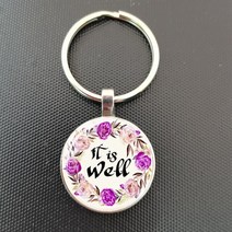 성경노트 성경필사 성경책주님을 축복 오 마이 소울 성경 구절 키 체인 패션 액세서리 펜던트 견적 쥬얼리, 13 Style-13