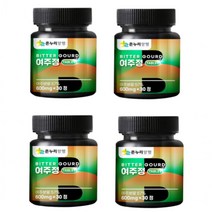 당뇨에좋은 여주정 국내산 여주추출 혈당관리 4통 120정