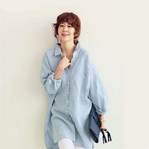 오노마 오노마 ONM 여성 데일리 2컬러 베이직 롱셔츠 (9015176)