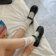 [당일출고] 꼼꼼구두 포이 라운드 메리제인 플랫(1cm)