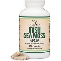 더블우드 아이리쉬 씨모스 바다이끼 1200mg 180캡슐 Double Wood Irish Sea Moss
