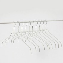 한샘 라인 논슬립 옷걸이 셔츠용 41cm 10P 크림화이트, 단품, 10개