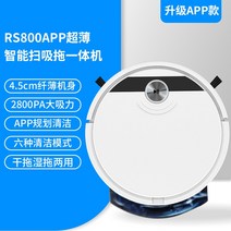 DFMEI 스마트 청소 로봇 가정용 자동 청소기 청소기 3in1 물탱크 포함, rs800 화이트 + 물탱크 + 모바일 앱