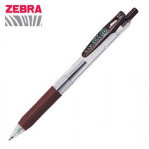 제브라 사라사 클립 중성펜 0.4mm(브라운) 1다스 오피스 사무용품 수험생