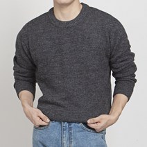 스타일에스 빅사이즈 남자 라쿤 라운드넥 소프트 긴팔 니트 스웨터 티셔츠 9color 3XL까지