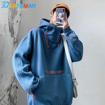 미스터힙합 KD 남성 패션 면 긴팔 후드 스웻셔츠