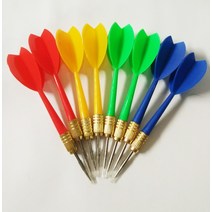 룰렛돌림판 다트 11cm 통합 다트 금속 플레이 게임 보드 3 개/세트, 3pcs Red