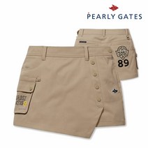 파리게이츠 골프 pearlygatesgolf여성 스탭 버튼 스커트 P52101PS371_BG, 002, BG