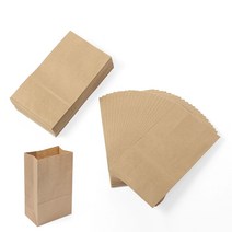 무지 크라프트 봉투 100P 18X32CM 튀김봉투 페이퍼백 종이포장봉투 츄러스봉투 포장종이봉투 감자봉투 종이봉투포장 베이커리봉투 바게트봉투