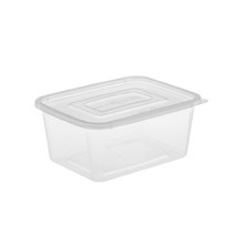 다회용 사각밀폐용기 500ml(133x100xH60mm) / 800set, 800개