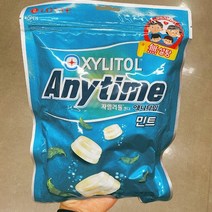 롯데 자일리톨 애니타임 밀크민트 185g
