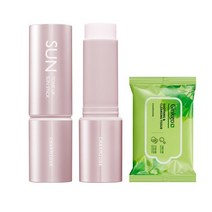 참존 톤업 선 스틱 멀티밤 (SPF50+ PA++++) 12g X2개 + 클렌징 티슈1개, 단품