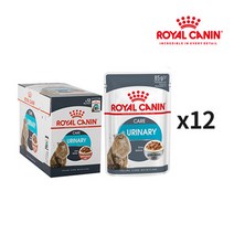 로얄캐닌 캣 파우치 유리너리 케어 85g 12개, R 캣P 유리너리 케어 85g-12개