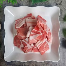 고기도매시장 미국 목전지 제육용 찌개용 500g / 1kg, 사각기둥 찌개용 두께1.5cm 1kg