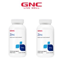 2병구성 GNC 징크 50 mg 250 베지타블렛