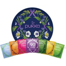 푸카 Pukka 허브차 셀렉션 6종 세트 박스 90티백, 1팩, 1팩