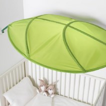 뢰바 요람 유아 침대 바람막이 캐노피 지붕