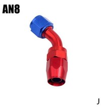 egr 밸브 AN4 AN6 AN8 AN10 스트레이트 45 90 180 도 오일 연료 스위블 호스 엔드 피팅 어댑터 키트 공장, J