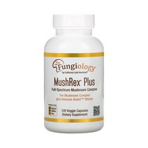 캘리포니아골드뉴트리션 CGN 펀지올로지 머쉬렉스 플러스 120베지캡슐 아가리쿠스버섯