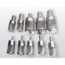 스트레이너 필터 급수관 배관용품 스텐 하단 암 필터, 10mm-24mm