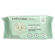 ATTITUDE 반려동물 그루밍 물티슈 무향 72매